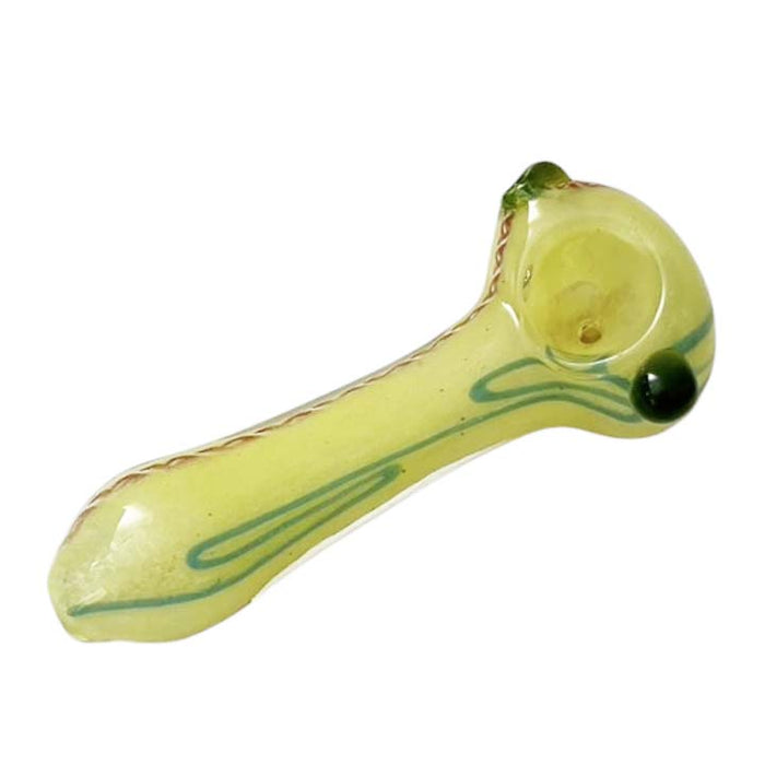 4-1/2 Multi-Color Spoon Glass Pipe-2CT Glass Pipe Super Supplys Inc