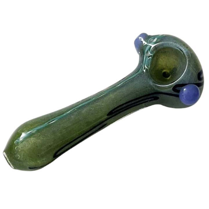 4-1/2 Multi-Color Spoon Glass Pipe-2CT Glass Pipe Super Supplys Inc