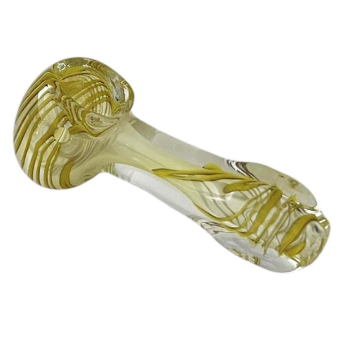 StripeWave 3" Glass Pipe-Assorted Design& Colours-2CT Glass Pipe Super Supplys Inc