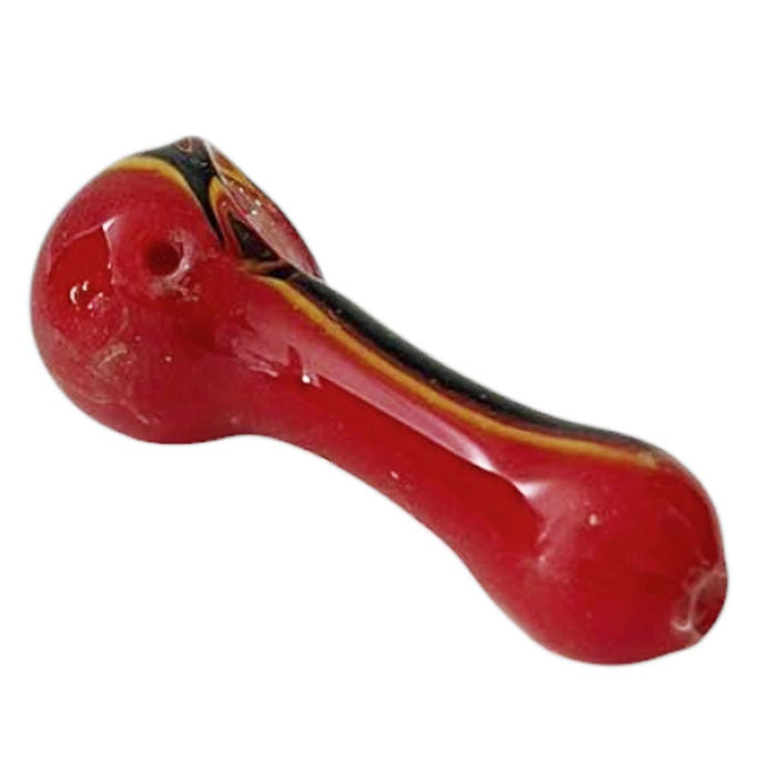 StripeWave 3" Glass Pipe-Assorted Design& Colours-2CT Glass Pipe Super Supplys Inc