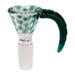Dotted Bowl With Handle -14mm Bowl · Popper Maple Craft Inc Lake Green