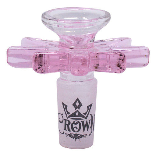 Glass Marijuana Bowl - 14 mm Bowl · Popper Maple Craft Inc Pink