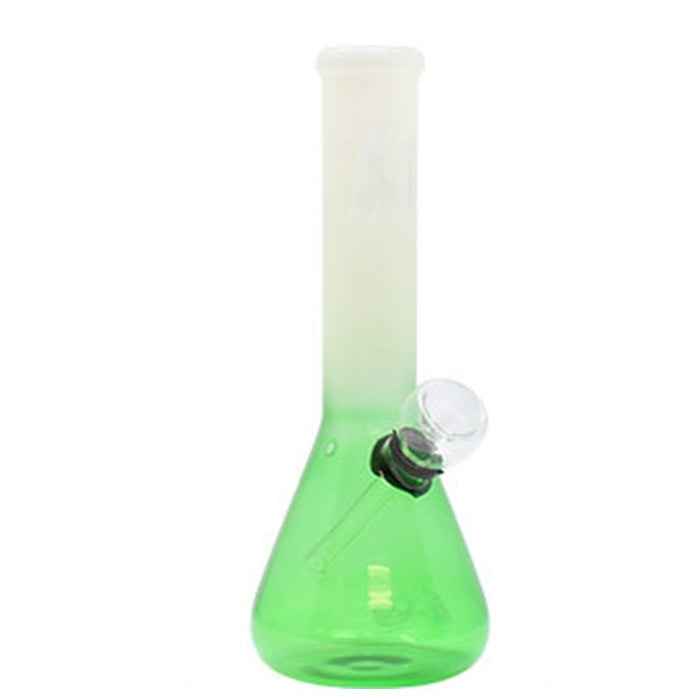 7" Psycho Splash Mini Glass Bong Glass Bong Maple Craft Inc Green