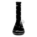 7" Colored Ribbon Mini Glass Bong - New Glass Bong Maple Craft Inc Black