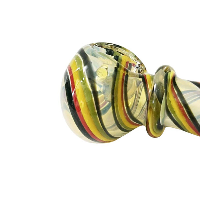 4-1/2" Candy Glass Wand Design Pipe -2ct Glass Pipe Super Supplys Inc