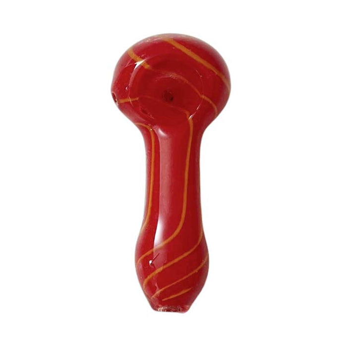 Inside-Out Havey Duty 3.5" Glass Pipe-Assorted Design-2CT Glass Pipe Super Supplys Inc