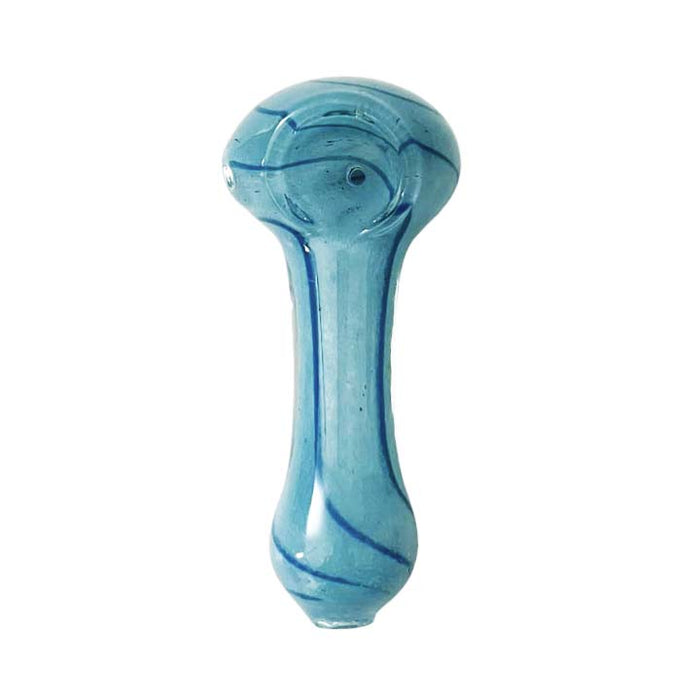 Inside-Out Havey Duty 3.5" Glass Pipe-Assorted Design-2CT Glass Pipe Super Supplys Inc