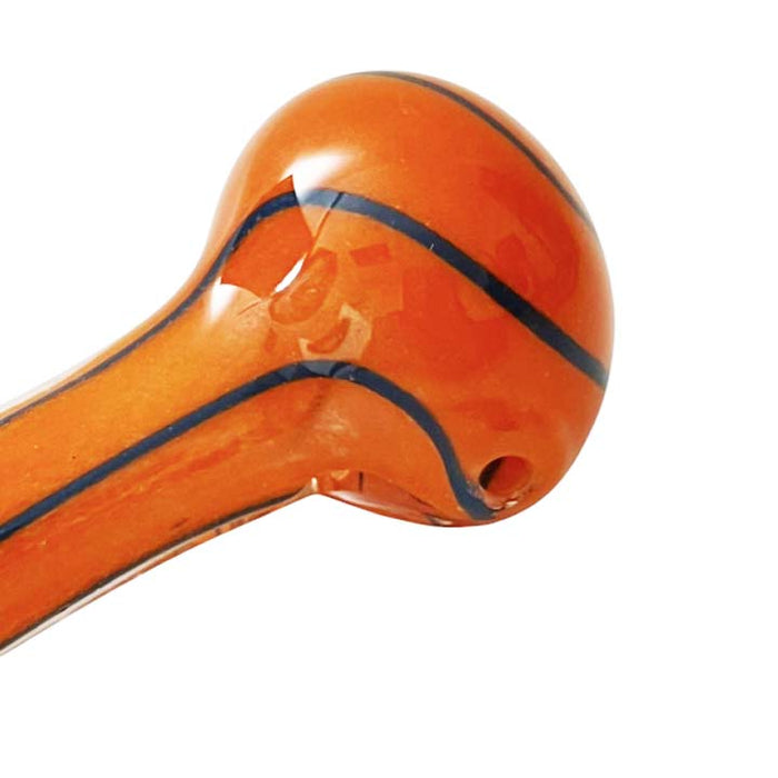 Inside-Out Havey Duty 3.5" Glass Pipe-Assorted Design-2CT Glass Pipe Super Supplys Inc