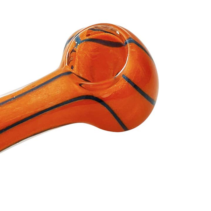 Inside-Out Havey Duty 3.5" Glass Pipe-Assorted Design-2CT Glass Pipe Super Supplys Inc