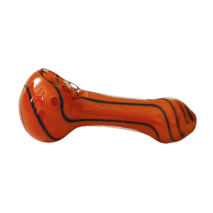 Inside-Out Havey Duty 3.5" Glass Pipe-Assorted Design-2CT Glass Pipe Super Supplys Inc