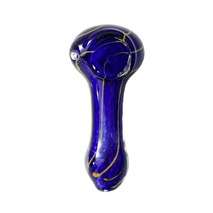 Inside-Out Havey Duty 3.5" Glass Pipe-Assorted Design-2CT Glass Pipe Super Supplys Inc