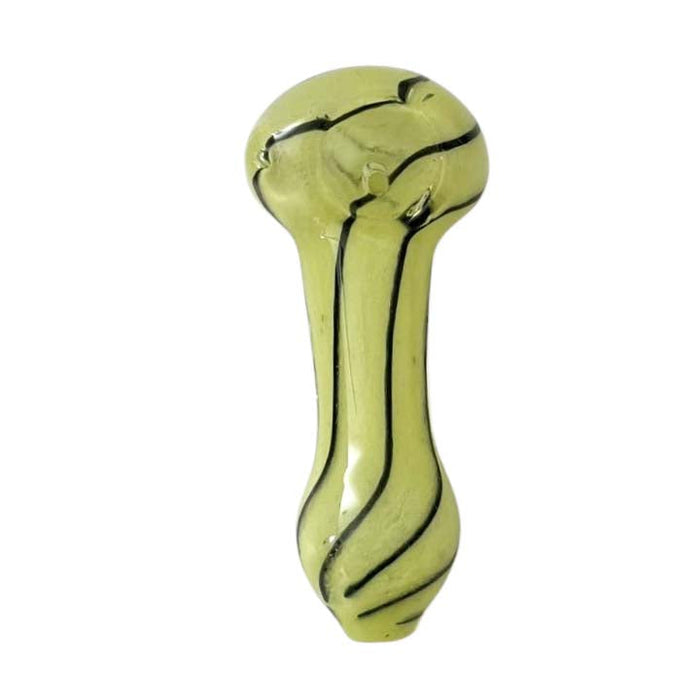 Inside-Out Havey Duty 3.5" Glass Pipe-Assorted Design-2CT Glass Pipe Super Supplys Inc