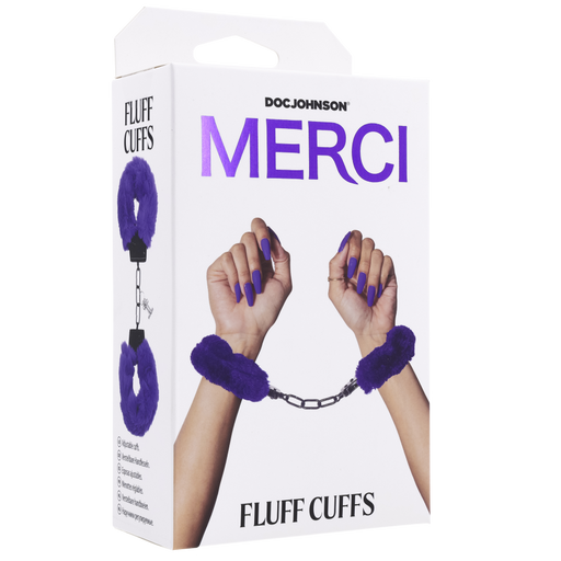 Merci Fluff Cuffs Violet Adult Toy JAL