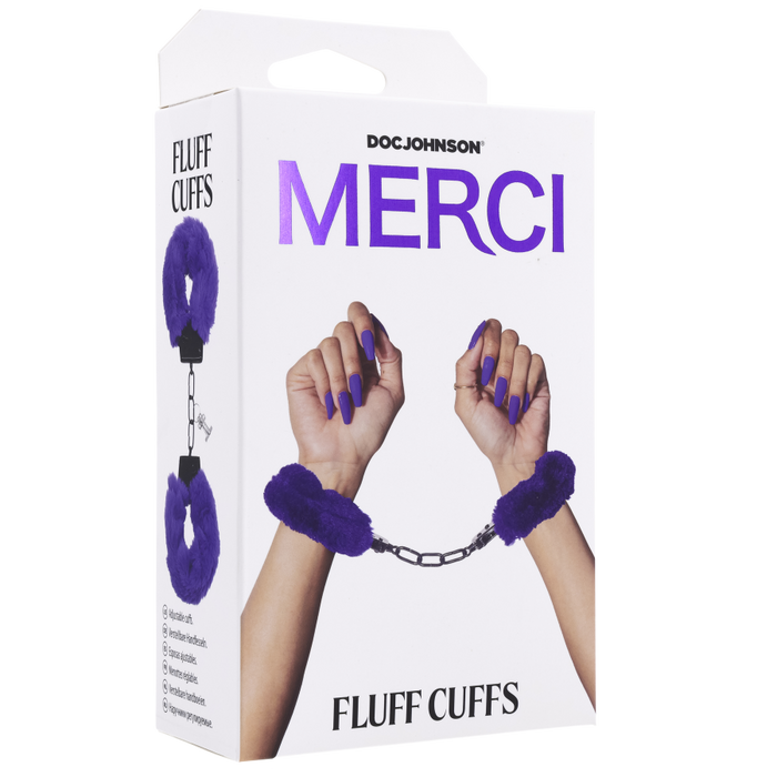 Merci Fluff Cuffs Violet Adult Toy JAL