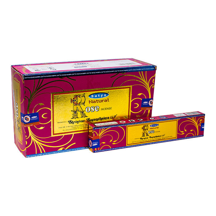 Satya | Incense 15g Incense Maple Craft Inc Natural Rose