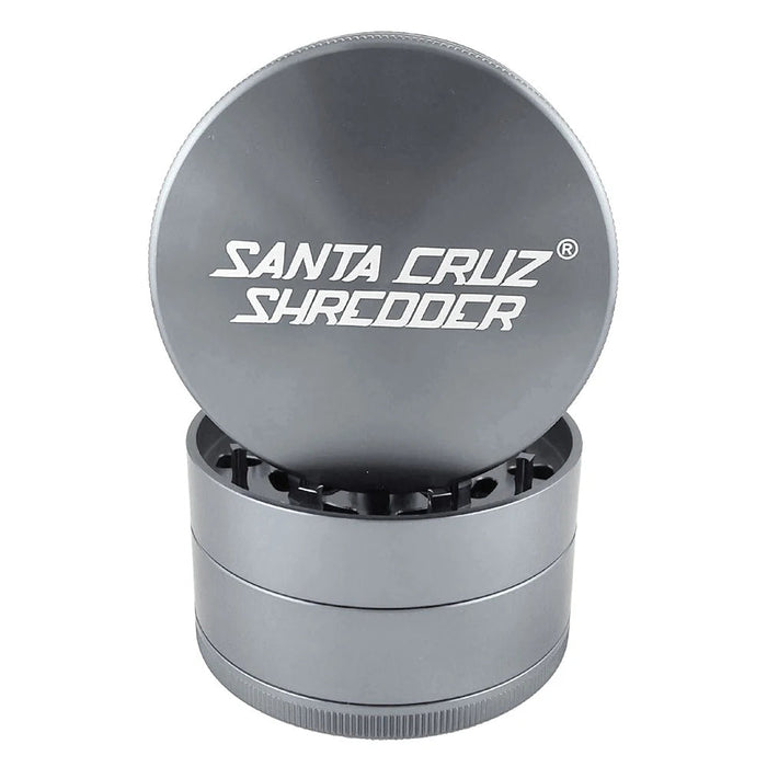 SANTA CRUZ SHREDDER | Large 4-piece Shredder Regular Grinder Smoking Cat Distribution(S) Grey