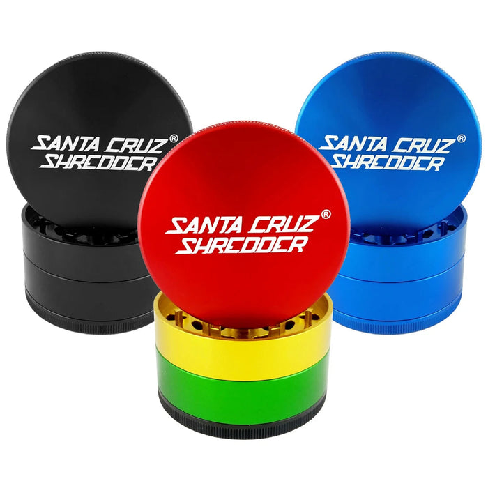 SANTA CRUZ SHREDDER | Large 4-piece Shredder Regular Grinder Smoking Cat Distribution(S)