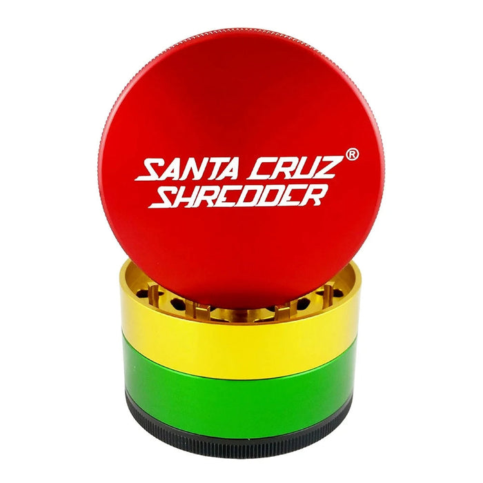 SANTA CRUZ SHREDDER | Large 4-piece Shredder Regular Grinder Smoking Cat Distribution(S) Rasta