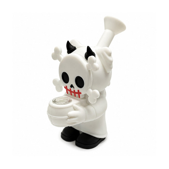 6" Devil Skull Silicone Water Pipe Resin · Silicone · Plastic Bong Super Supplys Inc