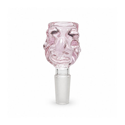 14mm Troll Face Glass Bowl Piece Bowl · Popper Super Supplys Inc Pink