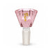 Fortune | 14mm Faceted Diamond Bowl Piece Bowl · Popper Fortune Pink