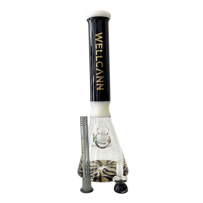 Wellcann 17" Prism Base Beaker Bong Glass Bong Super Supplys Inc
