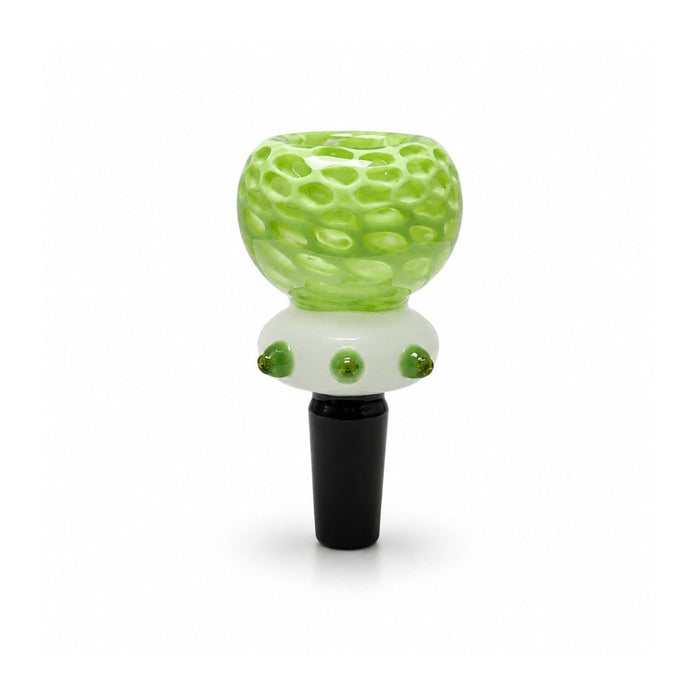 14mm Bubble Marble Bowl Piece Bowl · Popper Super Supplys Inc Green