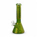 12.5" Plaid Beaker Bong with Gift Box Glass Bong Super Supplys Inc Green