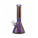 12.5" Plaid Beaker Bong with Gift Box Glass Bong Super Supplys Inc Blue