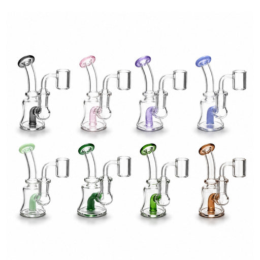 5" Mini Bell Perc Dab Rig Set Glass Rig Super Supplys Inc