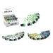 Glass pipe with Cap Leafy Pattern (MST3006) - 24 Display Glass Pipe The MST