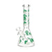 10" Glow-in-the-Dark Beaker Bong Glass Bong Super Supplys Inc Mushroom
