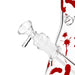 10" Blood Splatter Beaker Bong Glass Bong Super Supplys Inc