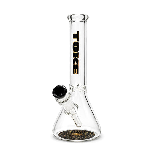 10" TOKE Beaker Bong Glass Bong Super Supplys Inc