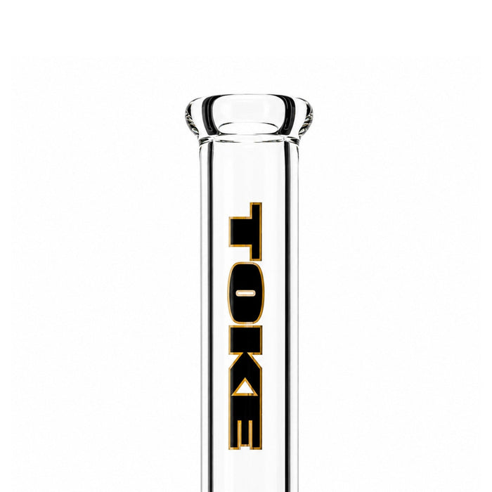 10" TOKE Beaker Bong Glass Bong Super Supplys Inc