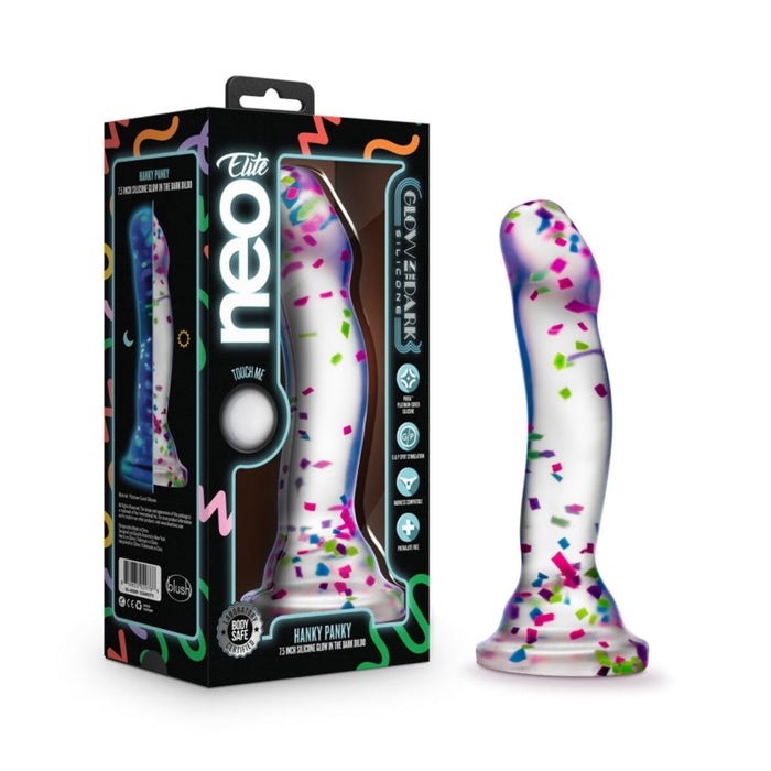 Blush - Neo Elite - Glow in the Dark - Hanky-Panky - Confetti Adult Toy JAL