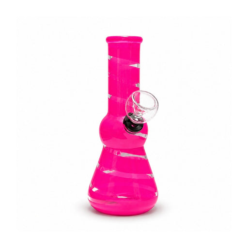 6" Candy Swirl Mini Water Pipe Glass Bong Super Supplys Inc Pink