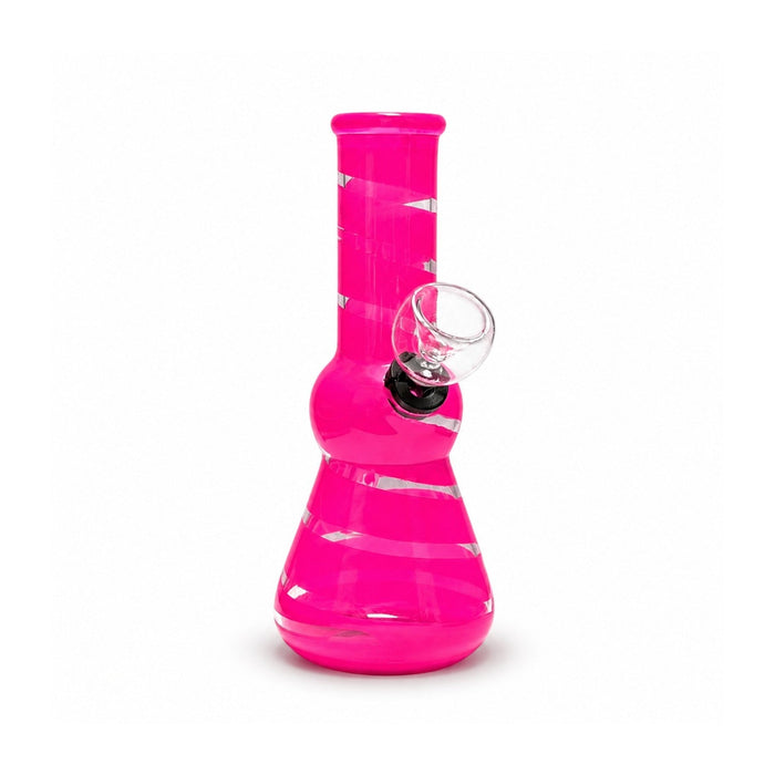 6" Candy Swirl Mini Water Pipe Glass Bong Super Supplys Inc Pink