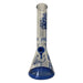 14" Tree Design Hydro Glass Bong (MST048) Glass Bong The MST Blue