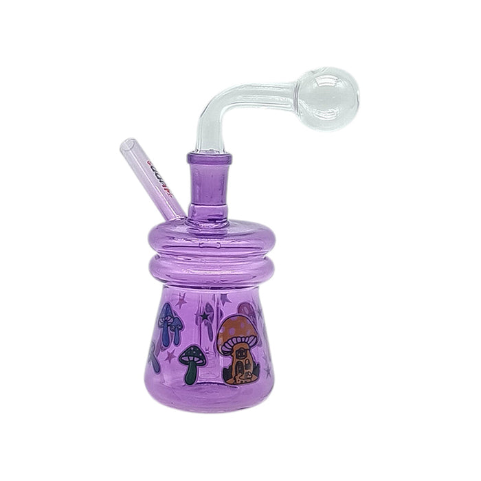 MST154 - Colorful Glass Water Pipe Glass Bong The MST Purple