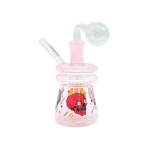 MST154 - Colorful Glass Water Pipe Glass Bong The MST Pink