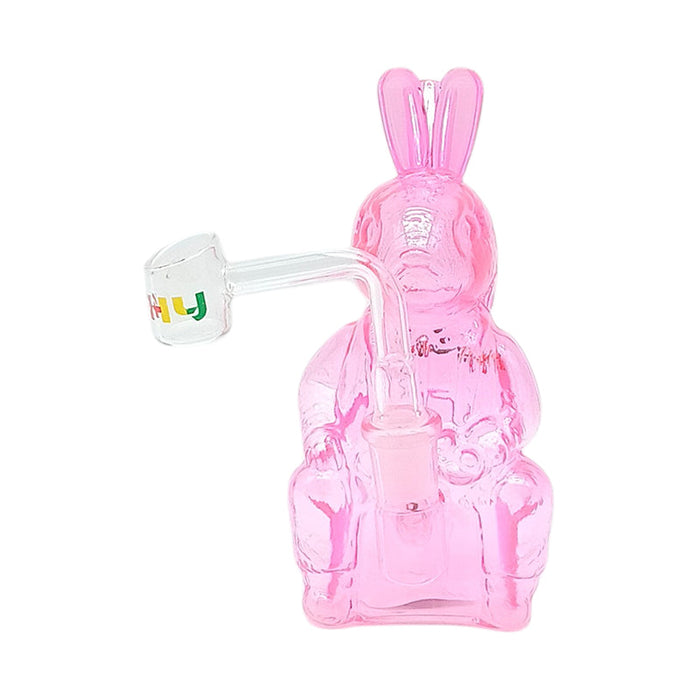 MST143 - Hydro Bunny Glass Bong Glass Bong The MST Pink