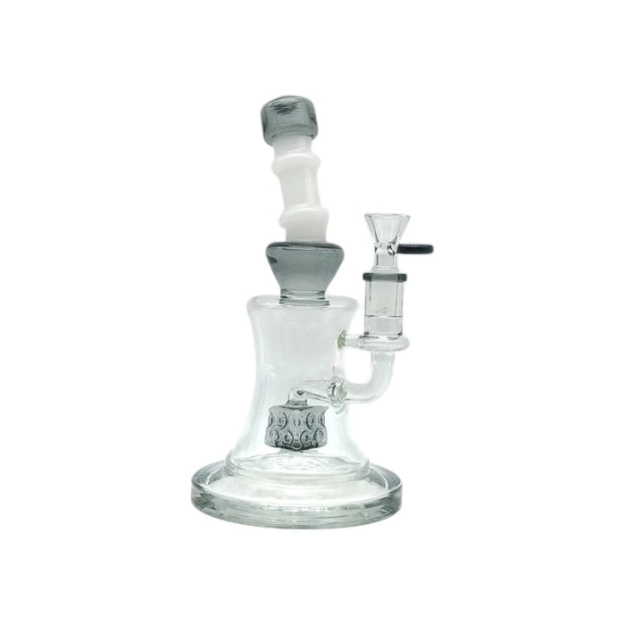 MG-332 - Frosted Neck Glass Bong Glass Bong The MST Trans Black