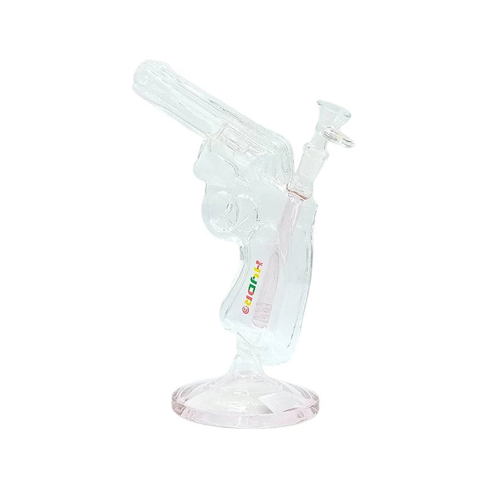 9" Revolver-Shaped Glass Water Pipe (MST153) Glass Bong The MST Pink