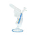 9" Revolver-Shaped Glass Water Pipe (MST153) Glass Bong The MST Blue
