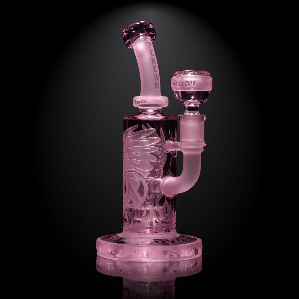 Phoenix: Forged in Fire 6″ Pink Cancer Dab Rig Glass Rig Multiverse