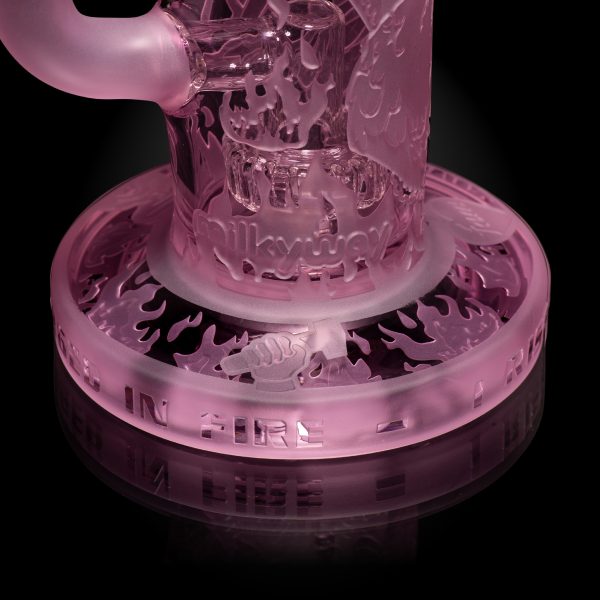 Phoenix: Forged in Fire 6″ Pink Cancer Dab Rig Glass Rig Multiverse