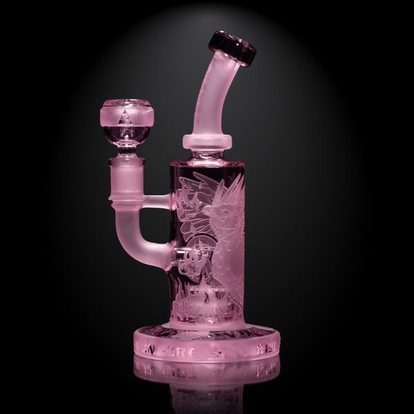 Phoenix: Forged in Fire 6″ Pink Cancer Dab Rig Glass Rig Multiverse