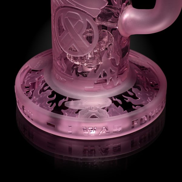 Phoenix: Forged in Fire 6″ Pink Cancer Dab Rig Glass Rig Multiverse
