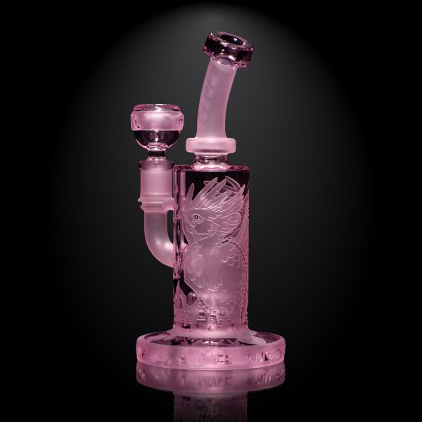 Phoenix: Forged in Fire 6″ Pink Cancer Dab Rig Glass Rig Multiverse
